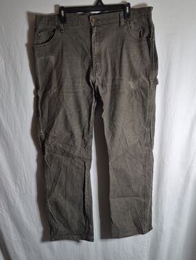 Dickies Men's Straight Work Jeans in Olive